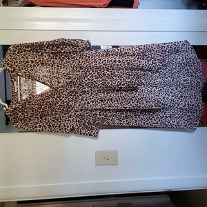 Cheetah high low tunic
